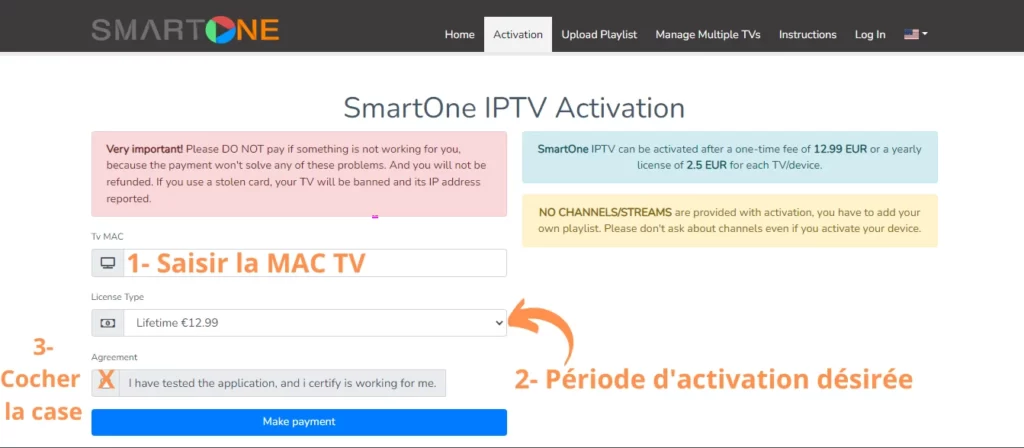 SMARTONE IPTV ACTIVATION
